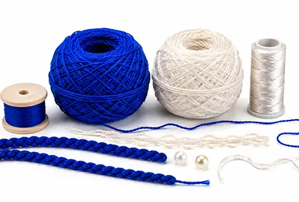 Braided Blue Comfort Cord